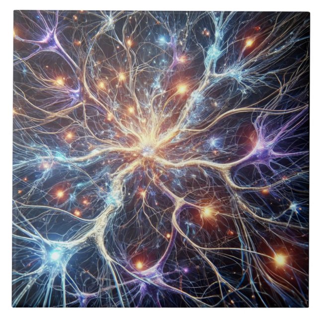 Neurônios Azulejo cerâmico (Frente)