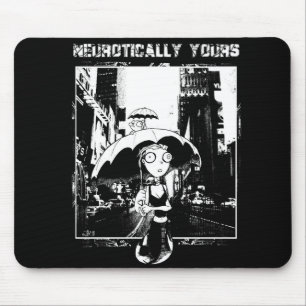 Neuròtico seu arte cómica Mousepad
