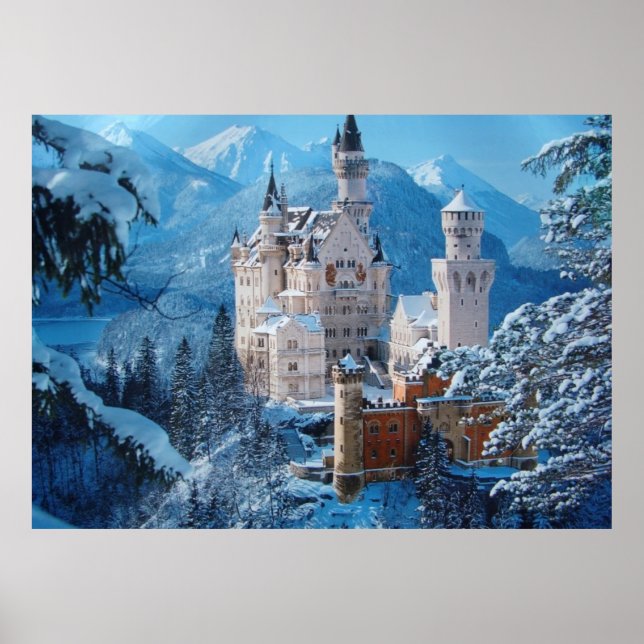 Neuschwanstein Castle Poster (Frente)