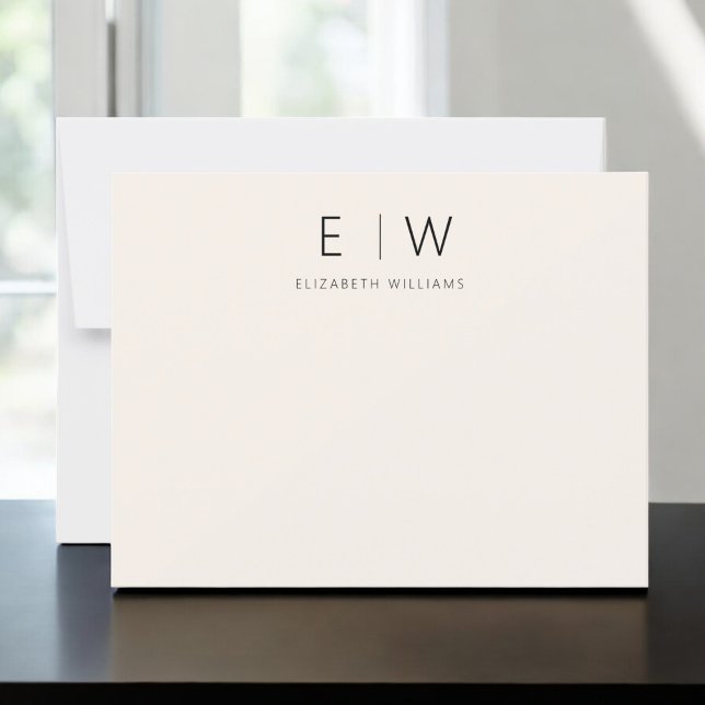 Neutral Beige Elegante Minimalista Moderno Obrigad (Criador carregado)