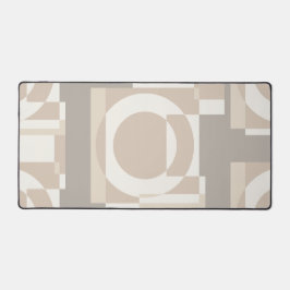 Neutral Geometric Abstract - Modern Bauhaus