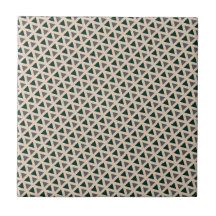 Neutral geometric triangle ceramic tile