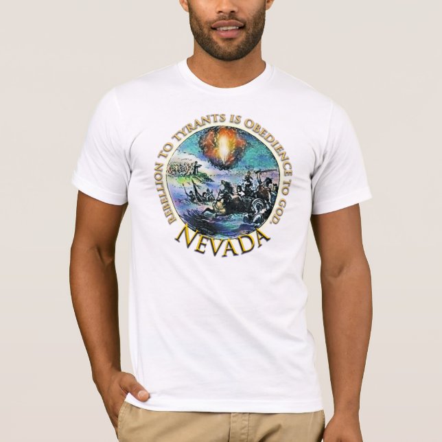 Nevada EUA Camisas orgulhosas (Frente)