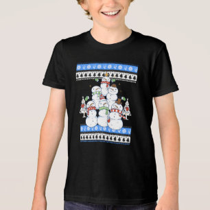 Neve - Árvore de Natal de Snowman - Natal Feio