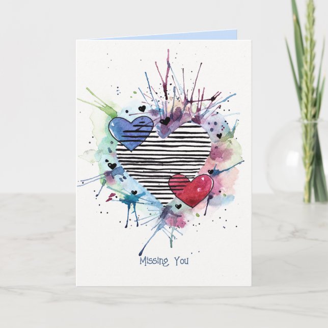 Neve Com Presentes Em Cartão De Água (Frente)