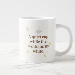 Neve da Manhã Uma Xícara Silenciosa Caneca de