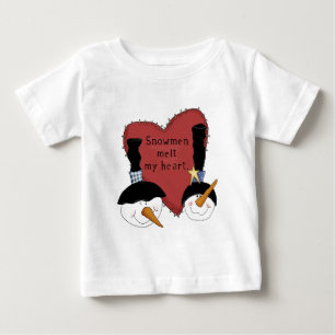 Neve derrete meus Camisetas e presentes no coração
