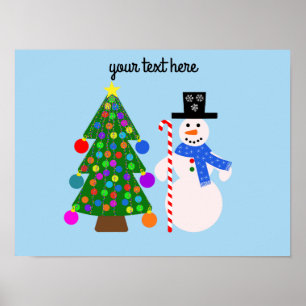 Neve e Árvore de Natal #4 Poster