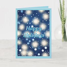 Neve e Cartão de Natal Mágico