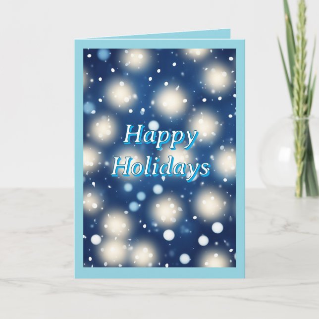 Neve e Cartão de Natal Mágico (Frente)