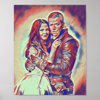 Neve E Impressão De Arte Encantadora