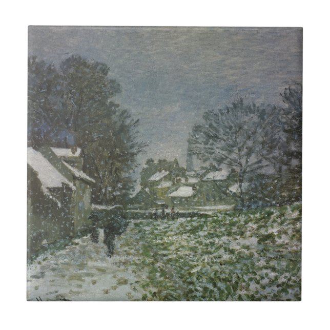 Neve em Argenteuil por Claude Monet (Frente)