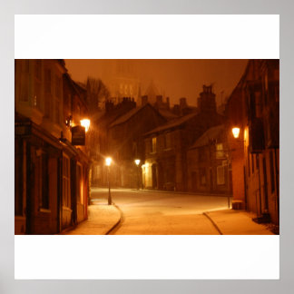 Neve Em Lincoln Impressão