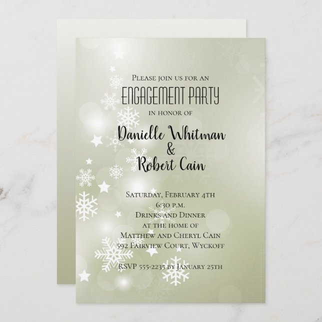 Neve em Sage Elegante Abstrato Watercolor (Frente/Verso)