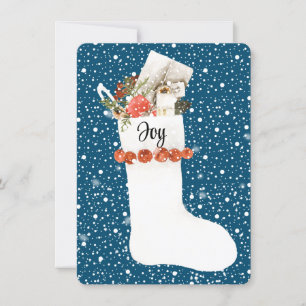 Neve, Natal Branco, com JOY, editável