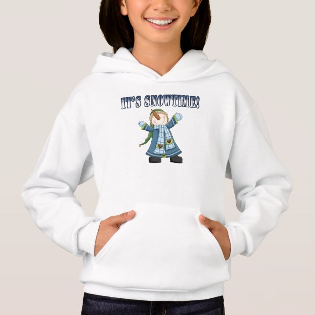 Neve Snowman Kid's Sweatshirt (Frente)