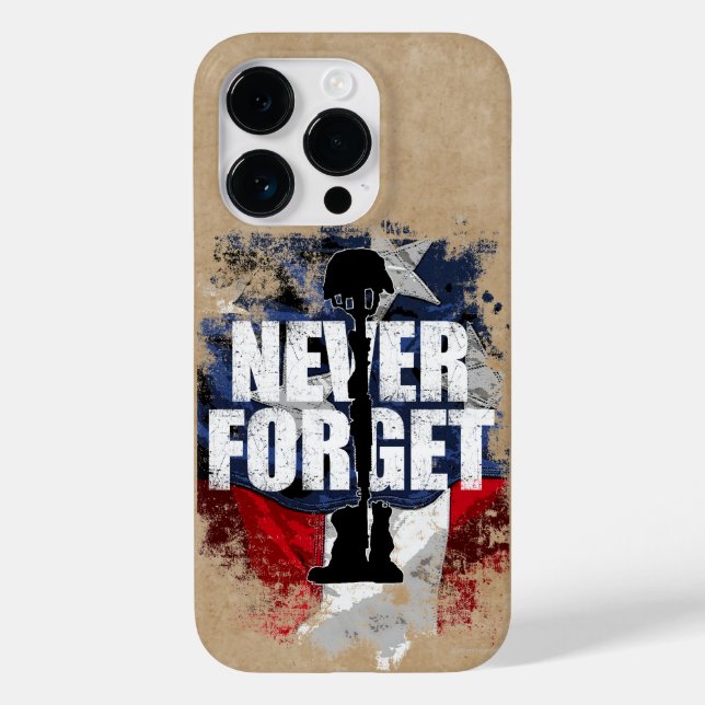 Never Forget (Memorial Day) Case-Mate iPhone Case (Verso)