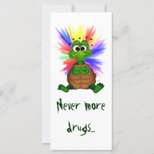 Never more drugs…