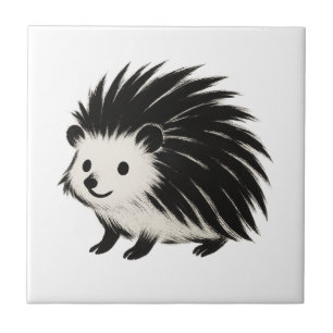Nevoeiro minimalista - Design de animal de tinta p