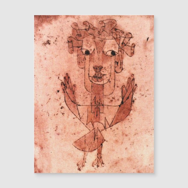 New Angel por Paul Klee (Frente)