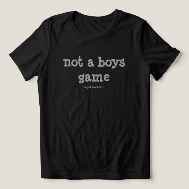NEW ERA Not A Boys Game 3.0 Bold  T-Shirt (Design frontal)