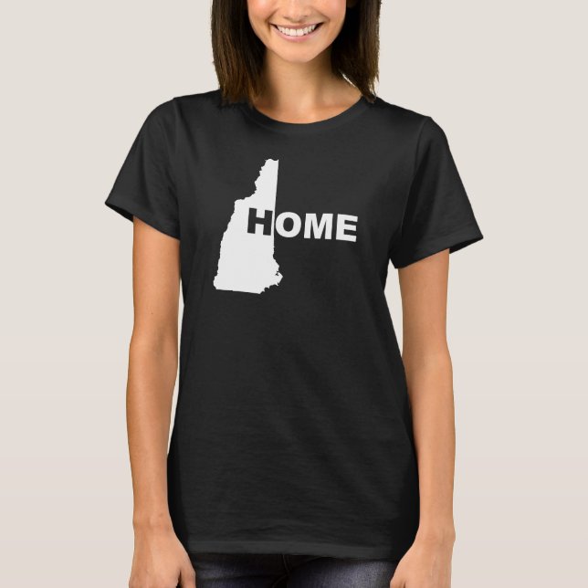 New Hampshire Home Longe Das Camisetas Estaduais D (Frente)
