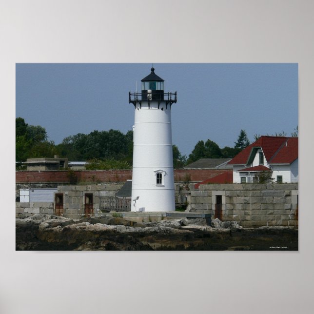 New Hampshire Lighthouse Poster (Frente)