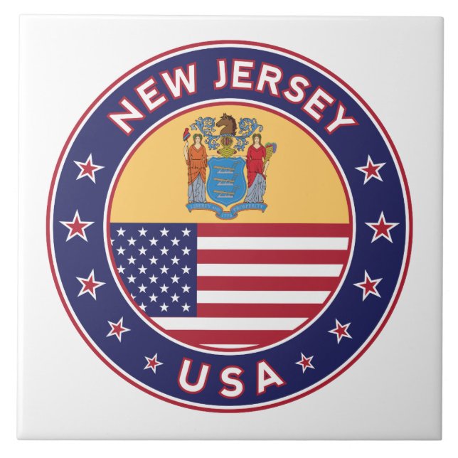 New Jersey, adesivo de Nova Jersey, capa de telefo (Frente)