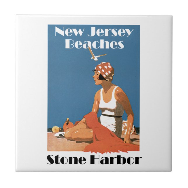 New-jersey encalha o porto de pedra do ~ (Frente)