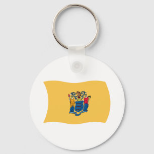 New Jersey Flag Chaveiro