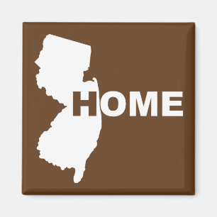 New Jersey Home Longe Da Imã de geladeira Estatal