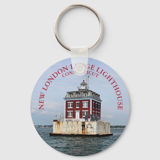 New London Ledge Lighthouse, Connecticut Chaveiro (Frente)