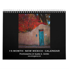 New mexico 2018-2019 calendário de 15 meses
