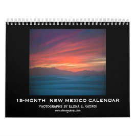 New mexico calendário de 15 meses, 2019-2020