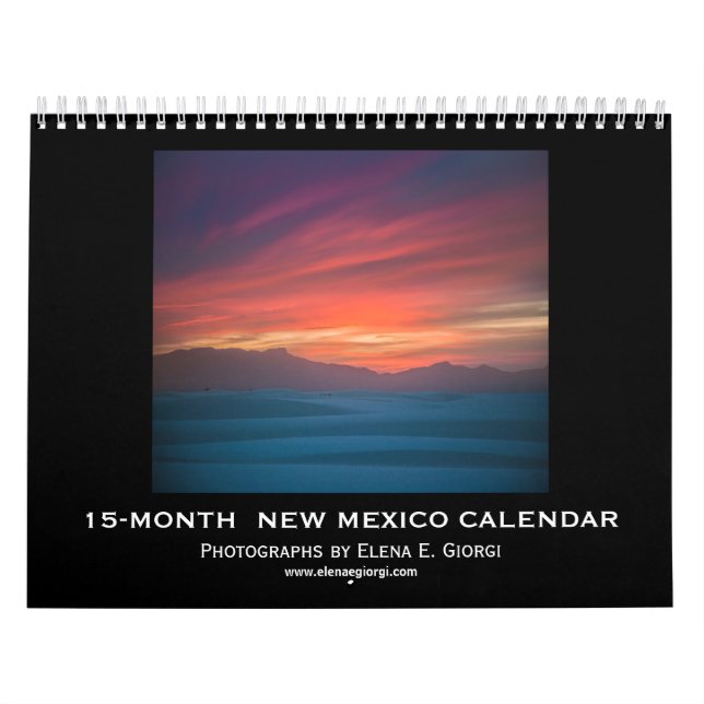 New mexico calendário de 15 meses, 2019-2020 (Capa)