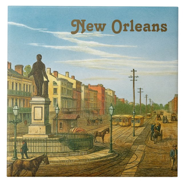 New Orleans Canal Street Antique Vintage (Frente)