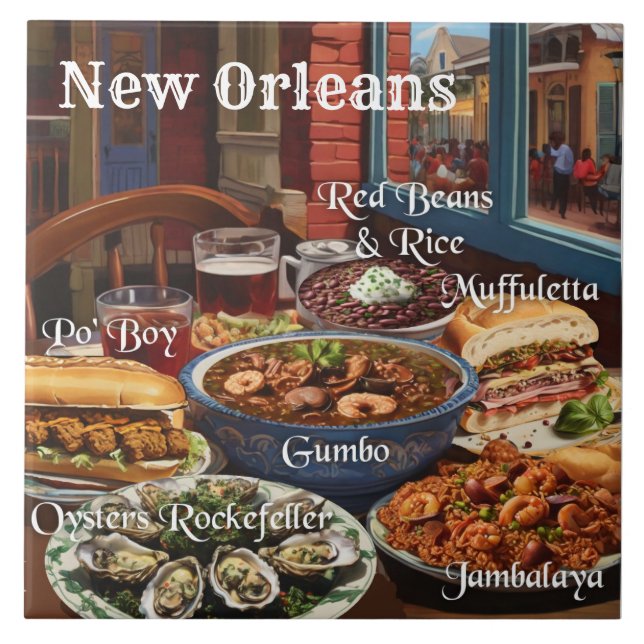 New Orleans Cuisine Foods and Dishes Kitchen (Frente)