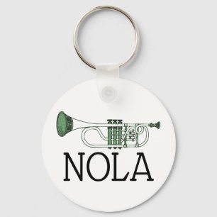 New Orleans Jazz Trumpet Chaveiro