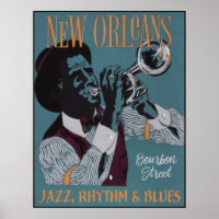 New Orleans Music poster 3/3