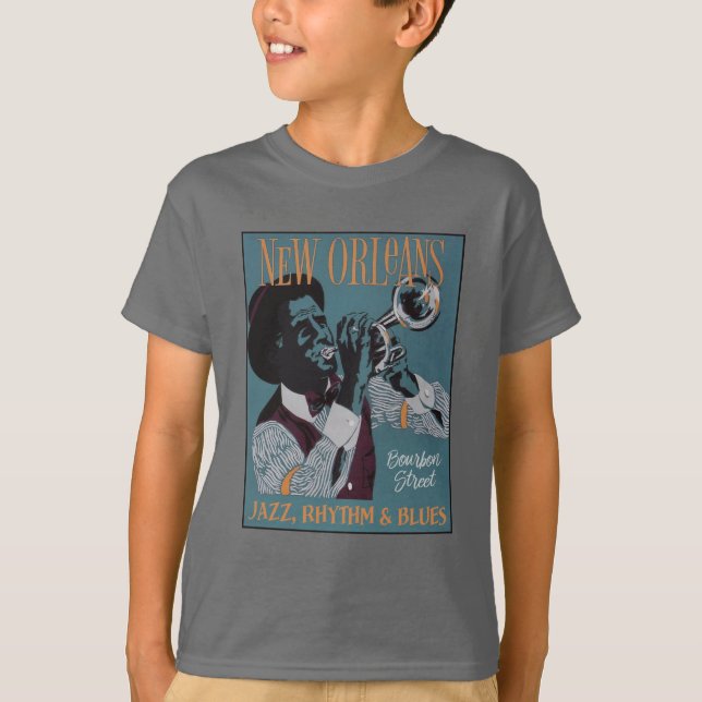 New Orleans Music shirts e jaquetas (Frente)