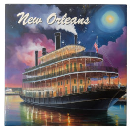 New Orleans Steamboat Riverboat Boat Night Cruise