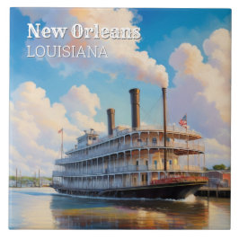 New Orleans Steamboat Riverboat Boat on River