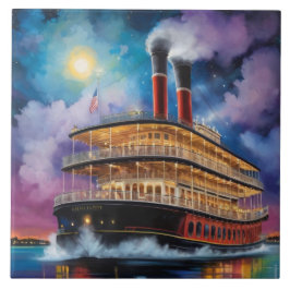 New Orleans Steamboat Riverboat Boat on River