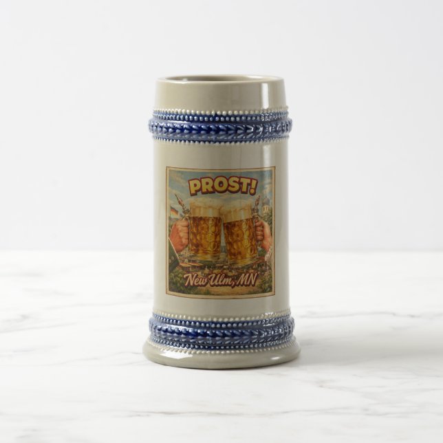 New Ulm MN Minnesota German Prost Beer Stein (Centro)