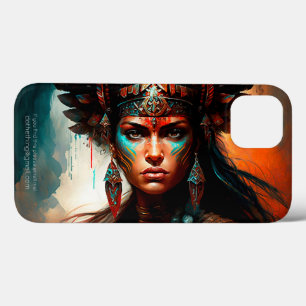 New World Warrior Princess Portrait Oil