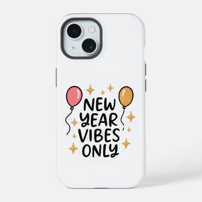 "New Year Vibes Only" iPhone Case (Verso)