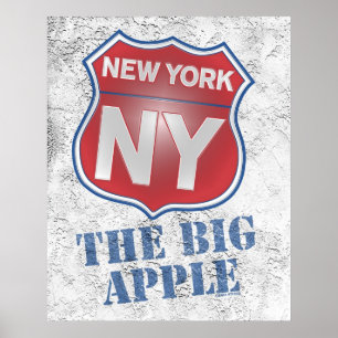 New York Apple grande protege o poster