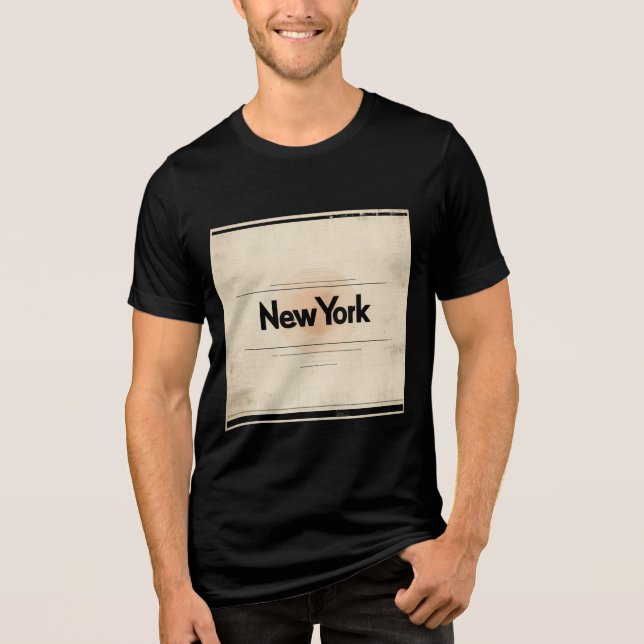 New York Limited Edition inspirada na Poster dos a (Frente)