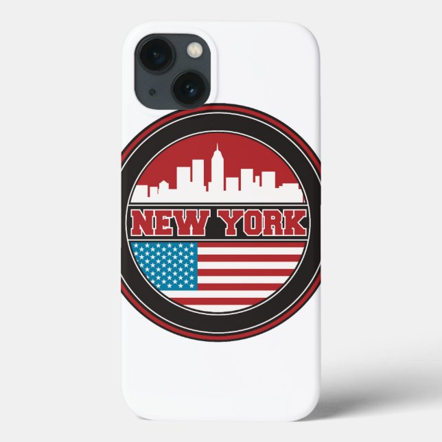 New York Skyline | United States Flag (Verso)