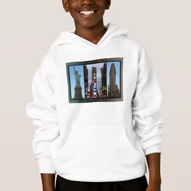 New York Souvenir Kid Hoodie NYC Hoodie (Frente)